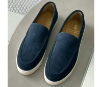 Замшевые лоферы BRUNELLO CUCINELLI