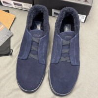 Зимние замшевые кроссовки Triple Stitch с мехом от ZEGNA