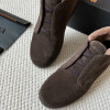 Зимние замшевые кроссовки ZEGNA Triple Stitch с мехом