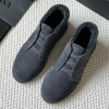 Зимние замшевые кроссовки ZEGNA Triple Stitch с мехом