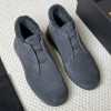 Зимние замшевые кроссовки ZEGNA Triple Stitch с мехом