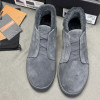 Зимние замшевые кроссовки ZEGNA Triple Stitch с мехом