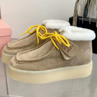 Ботинки DELAVE с мехом от MIU MIU