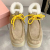 Ботинки MIU MIU DELAVE с мехом