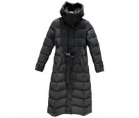Пуховик длинный с капюшоном BURBERRY