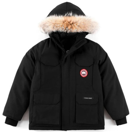 Пуховик Expedition Canada Goose Kids с меховой отделкой капюшона