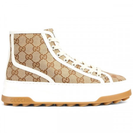 Высокие кеды с логотипом GG GUCCI
