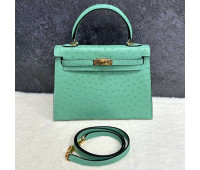 HERMES Сумка Kelli 25 Кожа Страус
