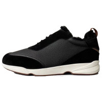 Зимние кожаные кроссовки Modular Walk на меху LORO PIANA