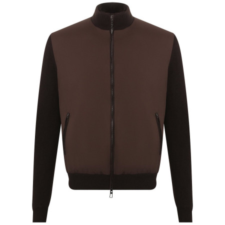 Бомбер bridgton с меховой подкладкой LORO PIANA