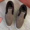 Ботинки LORO PIANA Open Walk с мехом