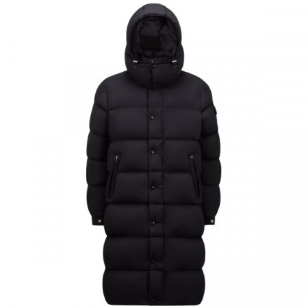 Длинный пуховик с капюшоном MONCLER Hanoverian