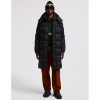 Длинный пуховик с капюшоном MONCLER Hanoverian