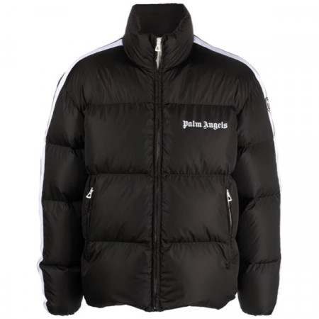 Куртка пуховик PALM ANGELS короткий с логотипом Куртка пуховик PALM ANGELS короткий с логотипом