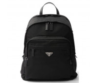 PRADA Рюкзак Re-Nylon and Saffiano leather backpack Прада