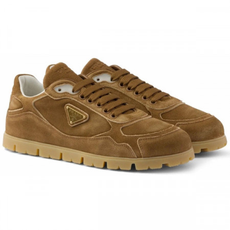 Кроссовки PRADA Trail из замши