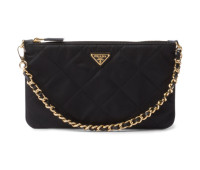 Prada стеганый клатч Re-Nylon Прада