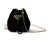 Prada бархатная мини-сумка