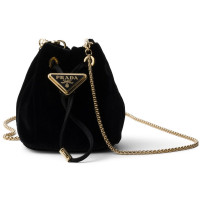 Prada бархатная мини-сумка