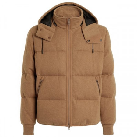Кашемировая куртка пуховик ZEGNA Ghiaccio Oasi