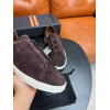 Замшевые кеды ZEGNA Triple Stitch