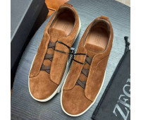 Замшевые кеды Triple Stitch от ZEGNA