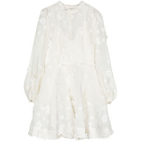 Платье мини Matchmaker Lift Off из органзы ZIMMERMANN