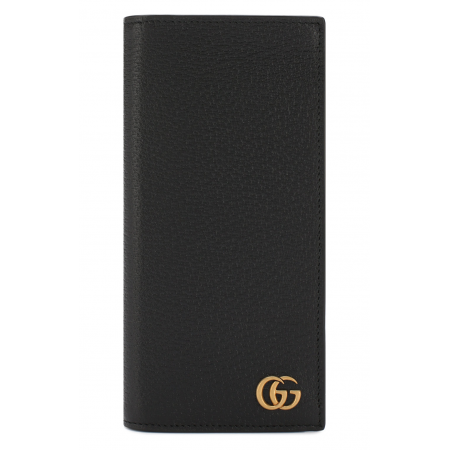 Gucci Кожаный бумажник GG Marmont с отделениями для кредитных карт