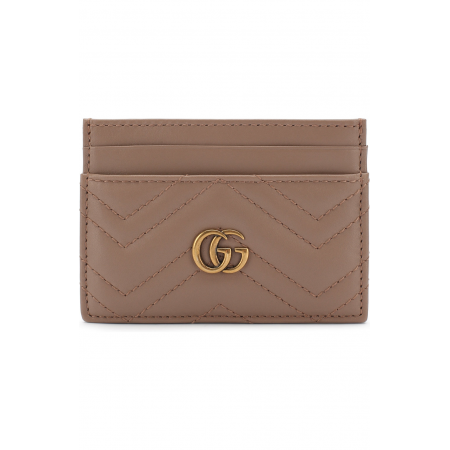Gucci Кожаный футляр для кредитных карт GG Marmont Гуччи Gucci Кожаный футляр для кредитных карт GG Marmont Гуччи