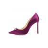 Атласные туфли Alexa 100 с кристаллами Jimmy Choo