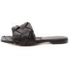 Кожаные шлепанцы BOTTEGA VENETA Lido Боттега Венета темно-коричневый