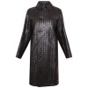 Кожаное пальто Bottega Veneta