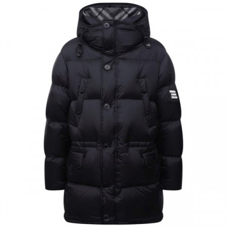 Пуховик Burberry с капюшоном