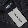 Джинсовая куртка свободного кроя BALENCIAGA с логотипом Баленсиага черный