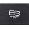 Мужской худи Balenciaga с капюшоном и логотипом Баленсиага черный