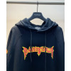 Мужской худи Balenciaga оверсайз с капюшоном и логотипом Metal Баленсиага черный