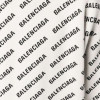 Мужской джемпер Balenciaga с круглым вырезом и логотипом Баленсиага белый