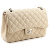 CHANEL Сумка Timeless Jumbo стеганая от Шанель бежевая