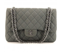 CHANEL Сумка Timeless Jumbo стеганая от Шанель олива