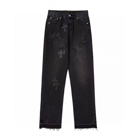 Джинсы прямого кроя CHROME HEARTS