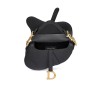 CHRISTIAN DIOR Кожаная Сумка SADDLE Мини Диор Черный