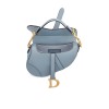 CHRISTIAN DIOR Кожаная Сумка SADDLE Диор Мини Голубой