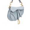 CHRISTIAN DIOR Кожаная Сумка SADDLE Диор Мини Голубой