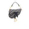 Сумка SADDLE CHRISTIAN DIOR OBLIQUE Мини Синий