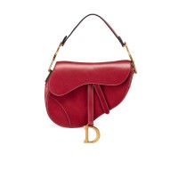 DIOR Кожаная Сумка SADDLE от Диор Красный DIOR Кожаная Сумка SADDLE от Диор Красный