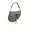 DIOR Сумка SADDLE OBLIQUE от Диор Зеленый