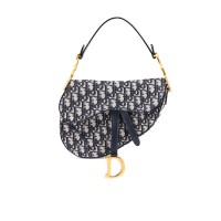 DIOR Сумка SADDLE OBLIQUE от Диор Синий DIOR Сумка SADDLE OBLIQUE от Диор Синий
