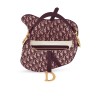 DIOR Сумка SADDLE OBLIQUE от Диор Бордовый DIOR Сумка SADDLE OBLIQUE от Диор Бордовый