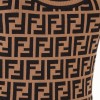Платье-мини Fendi из разноцветной ткани