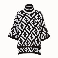 Пончо FENDI Белый